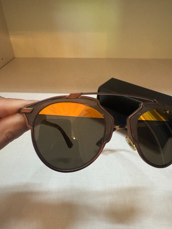 Dior sunglasses DiorSoReal - Mirrored Brown/Gold main image 5
